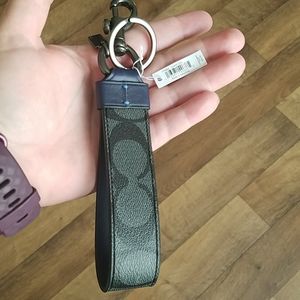 coach loop key ring